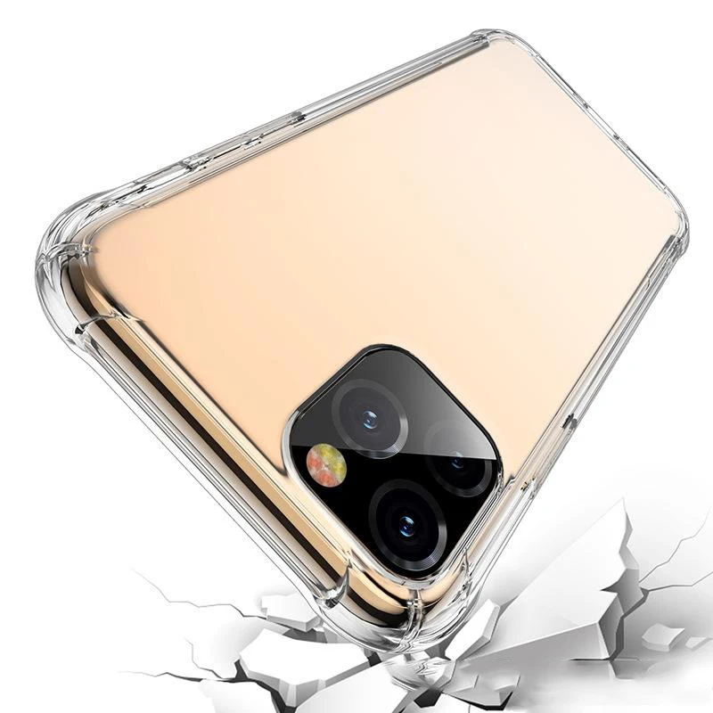 Прозрачный чехол с воздушной подушкой мягкий силиконовый из ТПУ для iPhone 13 Pro Max 12
