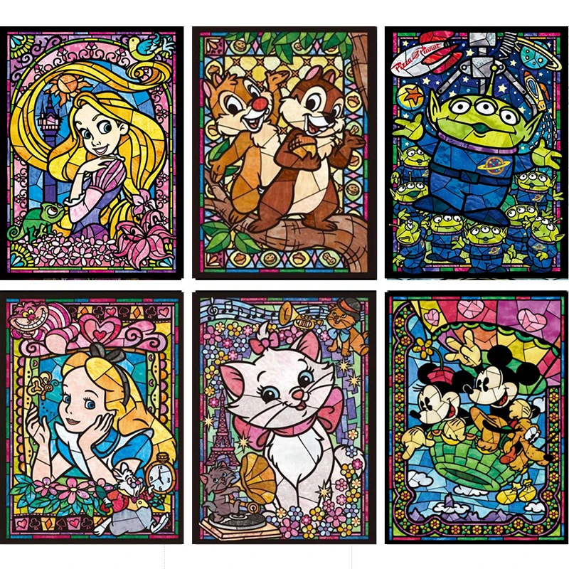 

Disney Diamond Painting Fantasy Cartoon Witch Villain Set Hobby Art 5D DIY Full Drill Fairy Tale Princess Mosaic Home Decoration