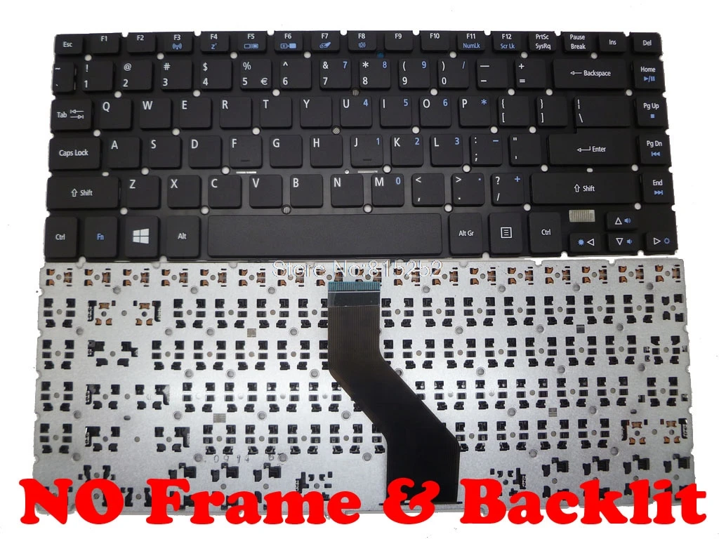 

Keyboard For ACER For Aspire V5-472 NSK-R90SQ 1D 9Z.NAGSQ.01D AEZRKR01010 NK.I1717.0BD English Backlit NSK-R8BBQ.1D NK.I1417.0AL