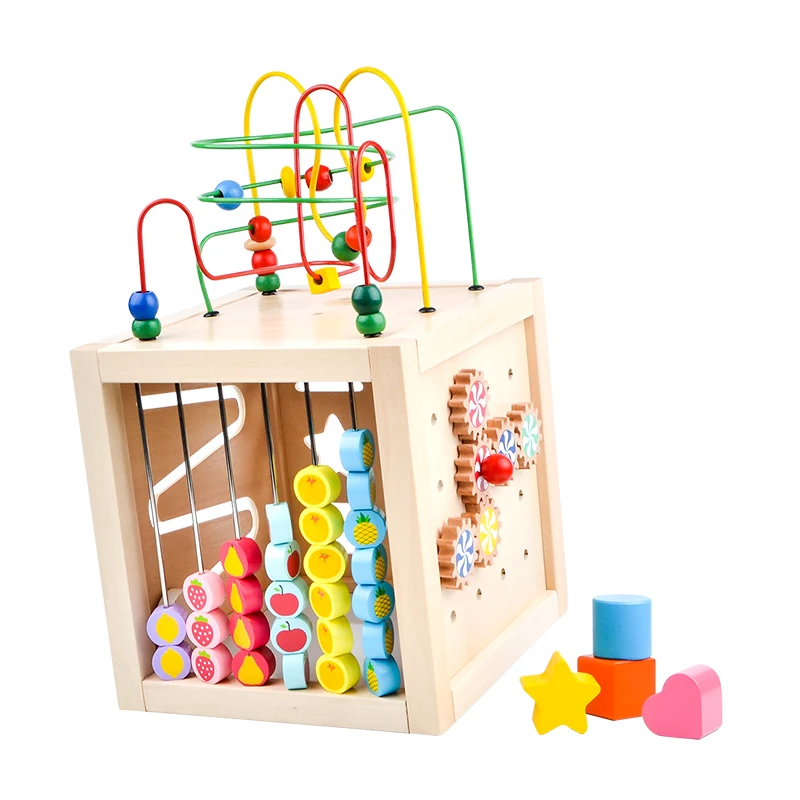 Игрушка Woo малыш образовательные фрукты конфеты круглые бусины Детские игрушки