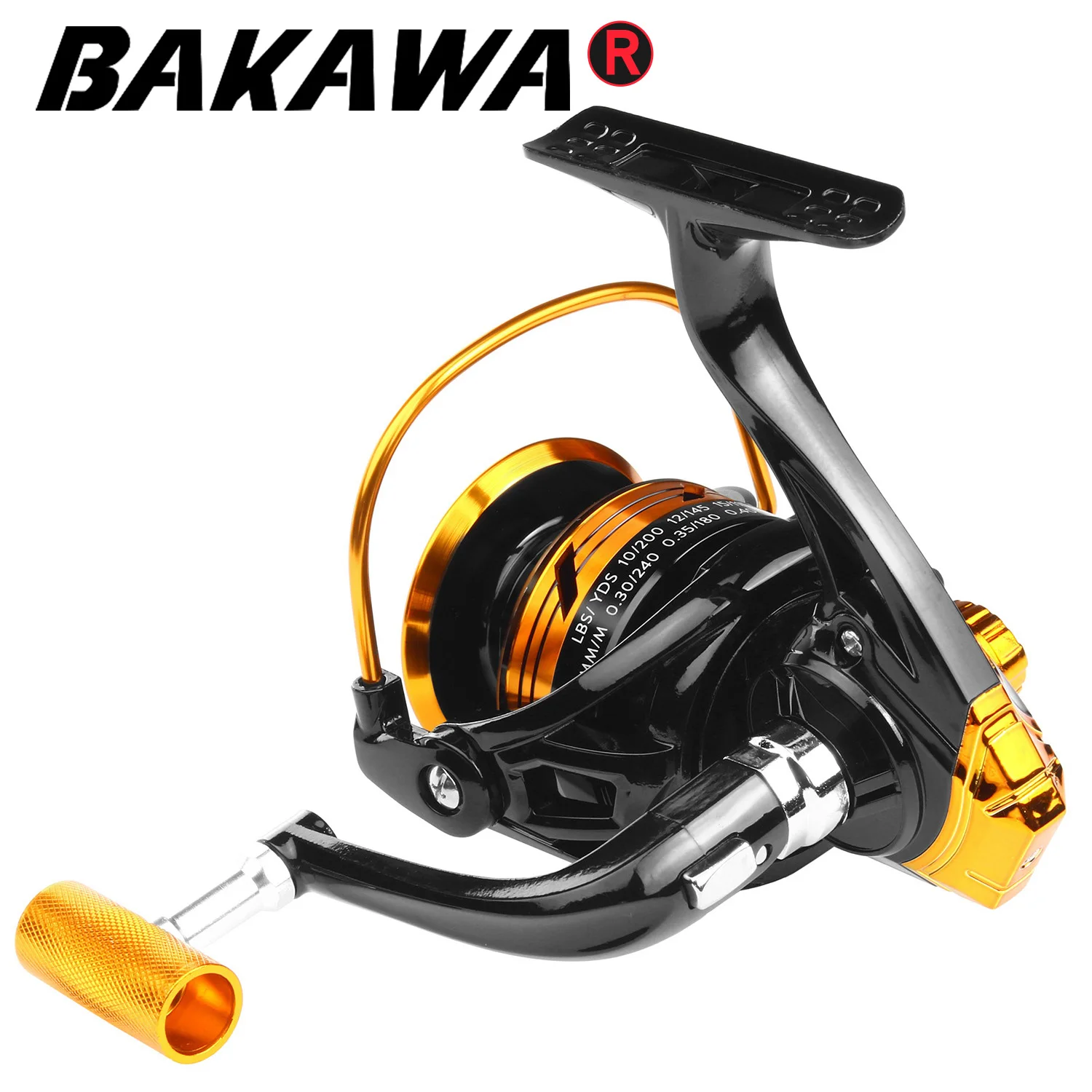 

BAKAWA Fishing Reel 2000-7000 Spinning Wheel 12KG Max Drag With Metal Spool Saltwater Coil Accessories Hot Sale