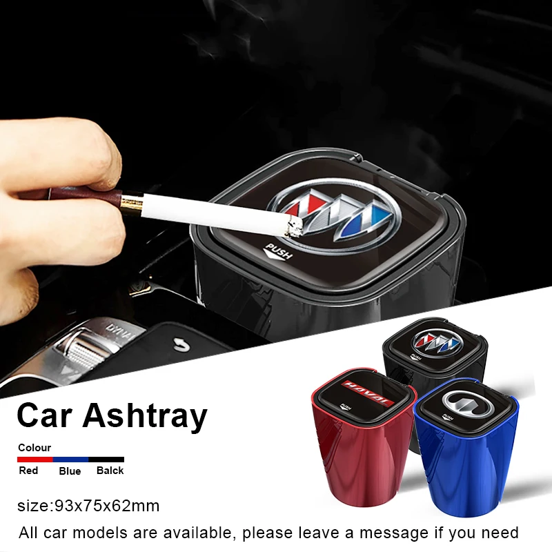 

1pcs Car Ashtray with LED Light Tools Cigarette Cup for Nissan Qashqai J10 J11 Versa Tiida Kicks 350z D40 A31 Car Accessories
