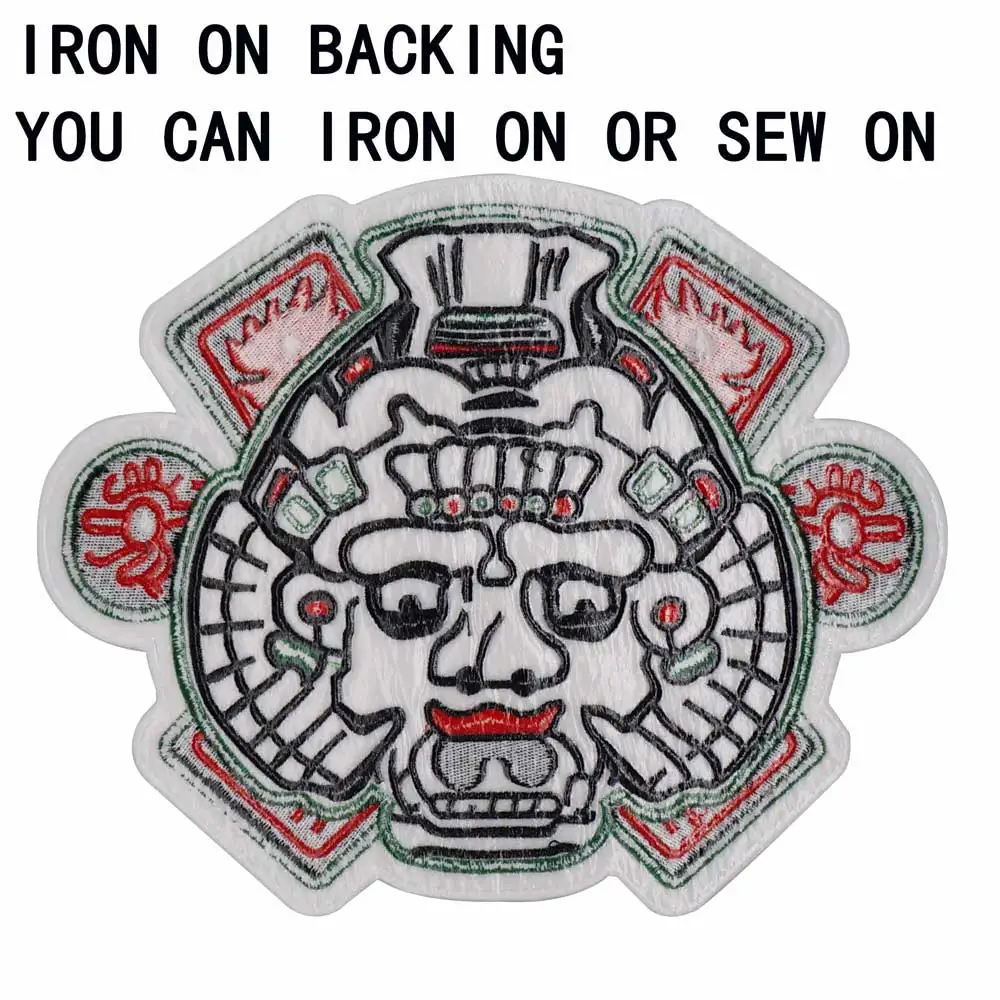 Майанс Северный Кали подложка вышитая швейная этикетка панк байкерские нашивки