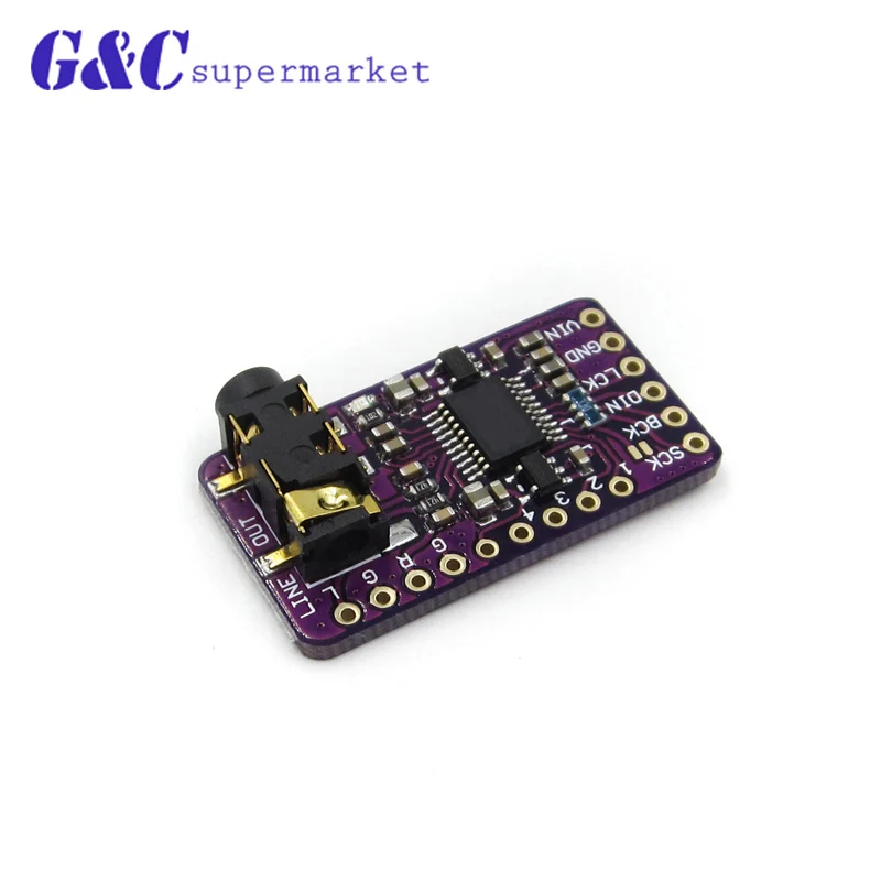 1 шт. интерфейс I2S PCM5102 DAC декодер GY-PCM5102 модуль плеера для Raspberry Pi diy electronics |