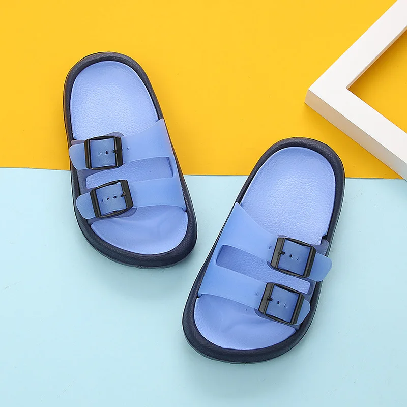 Шлепанцы для мальчиков и девочек пляжные сандалии домашние мягкие тапочки