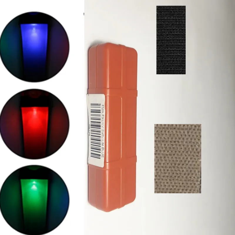 Фонарь светодиодный тактический для страйкбола с магической лентой|Шлемы| |