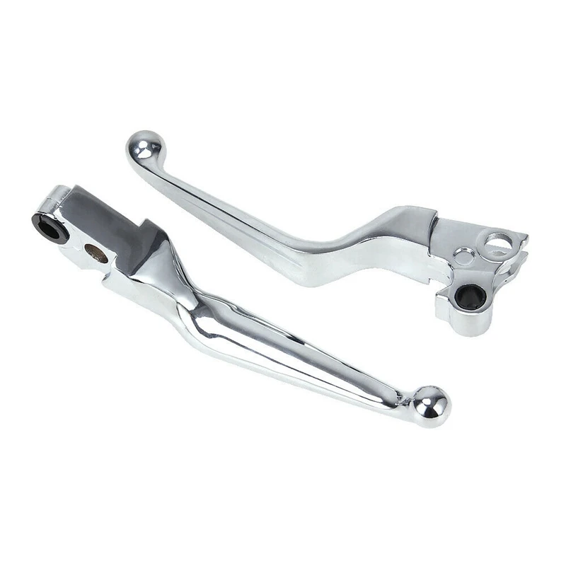 

1 Pair Chrome Brake Clutch Levers for Sportster Softail Dyna Touring Motorcycle