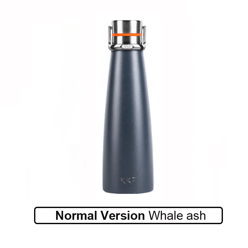 Normal Whale ash Xiaomi поцелуй рыбок KKF термос чашка 24 часа изоляции 475 мл из нержавеющей стали Наружная Спортивная Вакуумная бутылка держать Горячий Холодный путешествия кружка - Цвет: Normal Whale ash