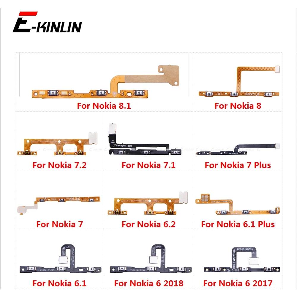 Гибкий кабель для Nokia 7 6 1 Plus 8 2 2017 2018