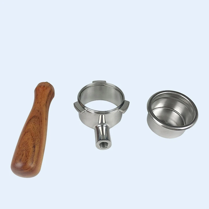 54 мм нержавеющая сталь кофе машина бездонный фильтр Держатель портафильтр