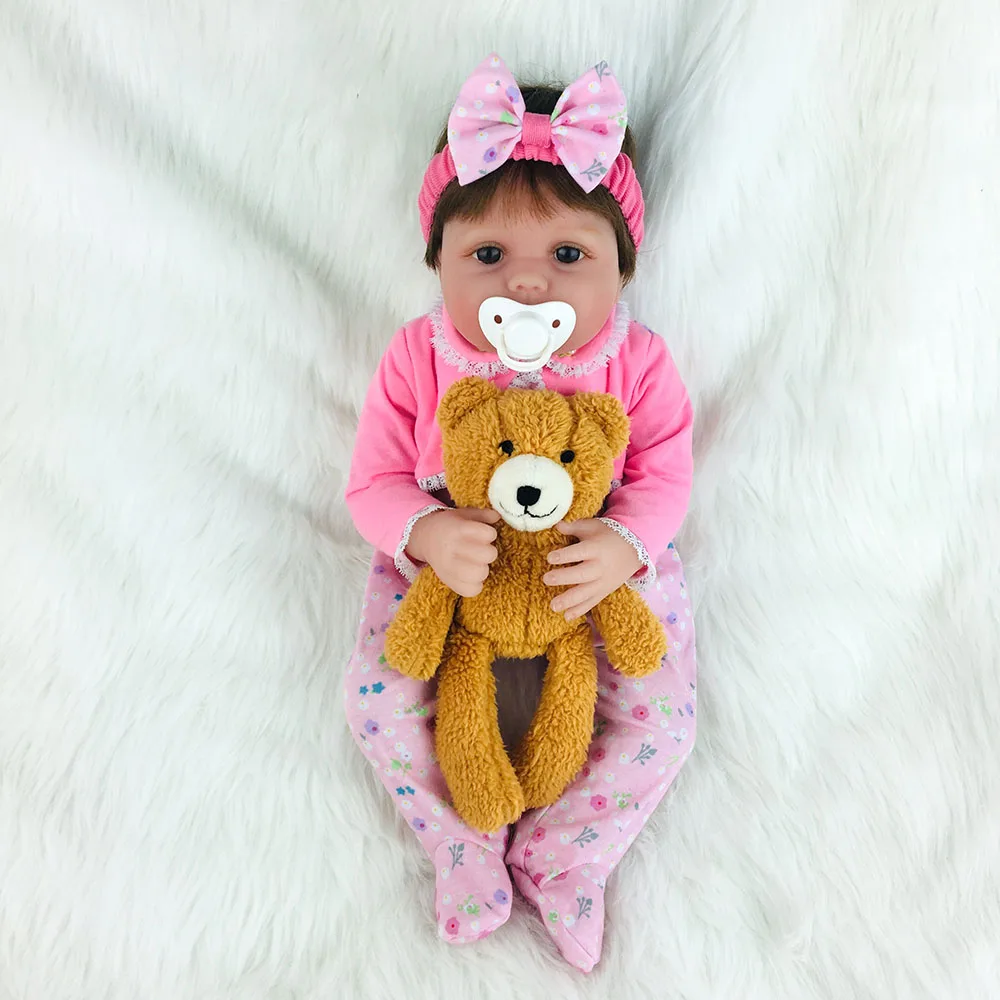 Кукла авани реалистичные куклы Новорожденные 45 см мягкие виниловые младенцы для