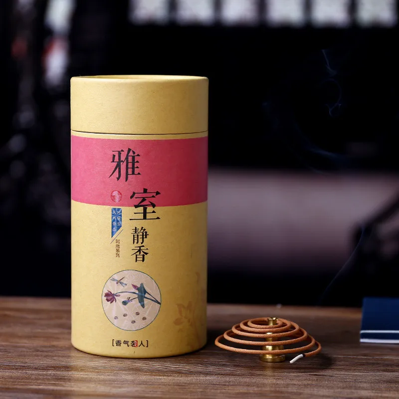 Спиральные благовония 120 шт./коркор. домашний буддистский декор расслабляющий