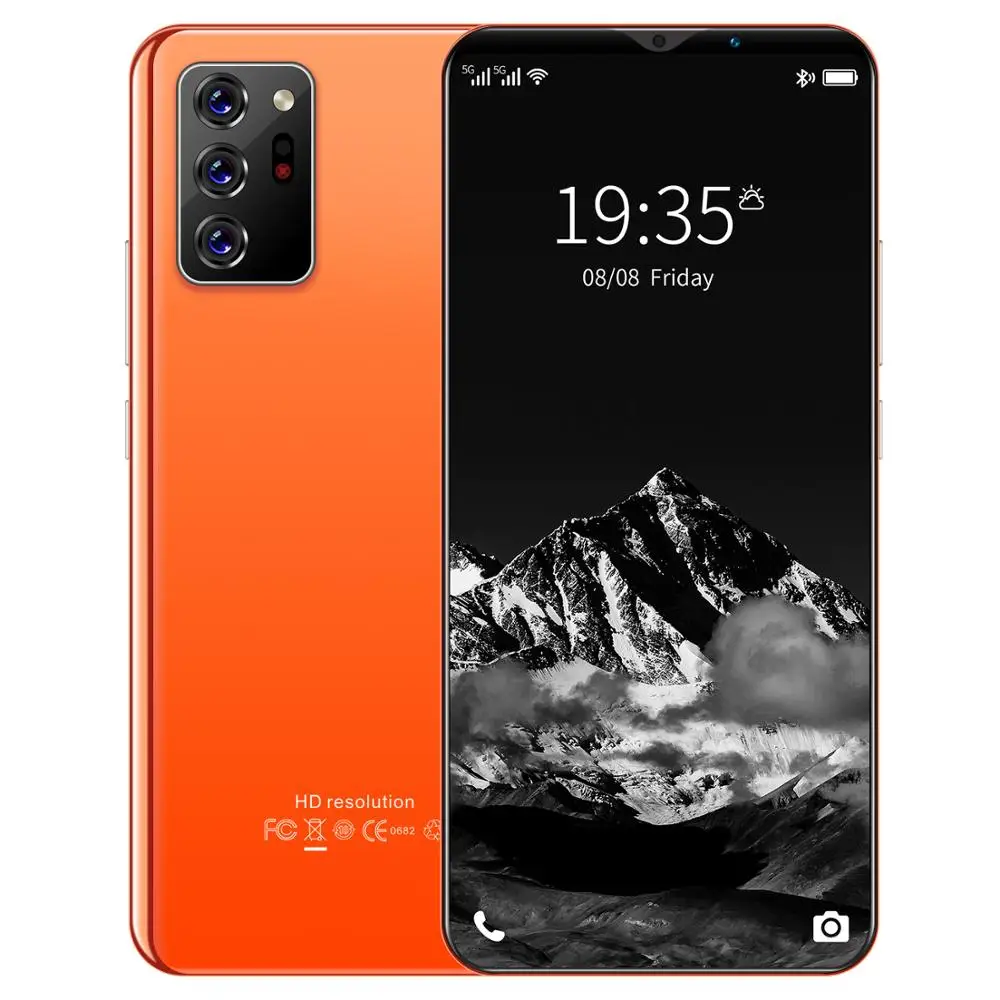 

2020 Galxy Smart Phone Global Version Note30Plus Cellphone 6.1" 4800mah 6 128GB Android10 1080*2320 Dual SIM Card mobile phone