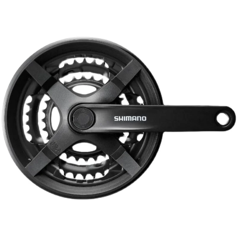 Shimano Tourney FC-TY301 Bike Cranset MTB Square Hole Crankset 6/7/8 Speed 170MM Crank 42-34-24T UN26 | Спорт и развлечения
