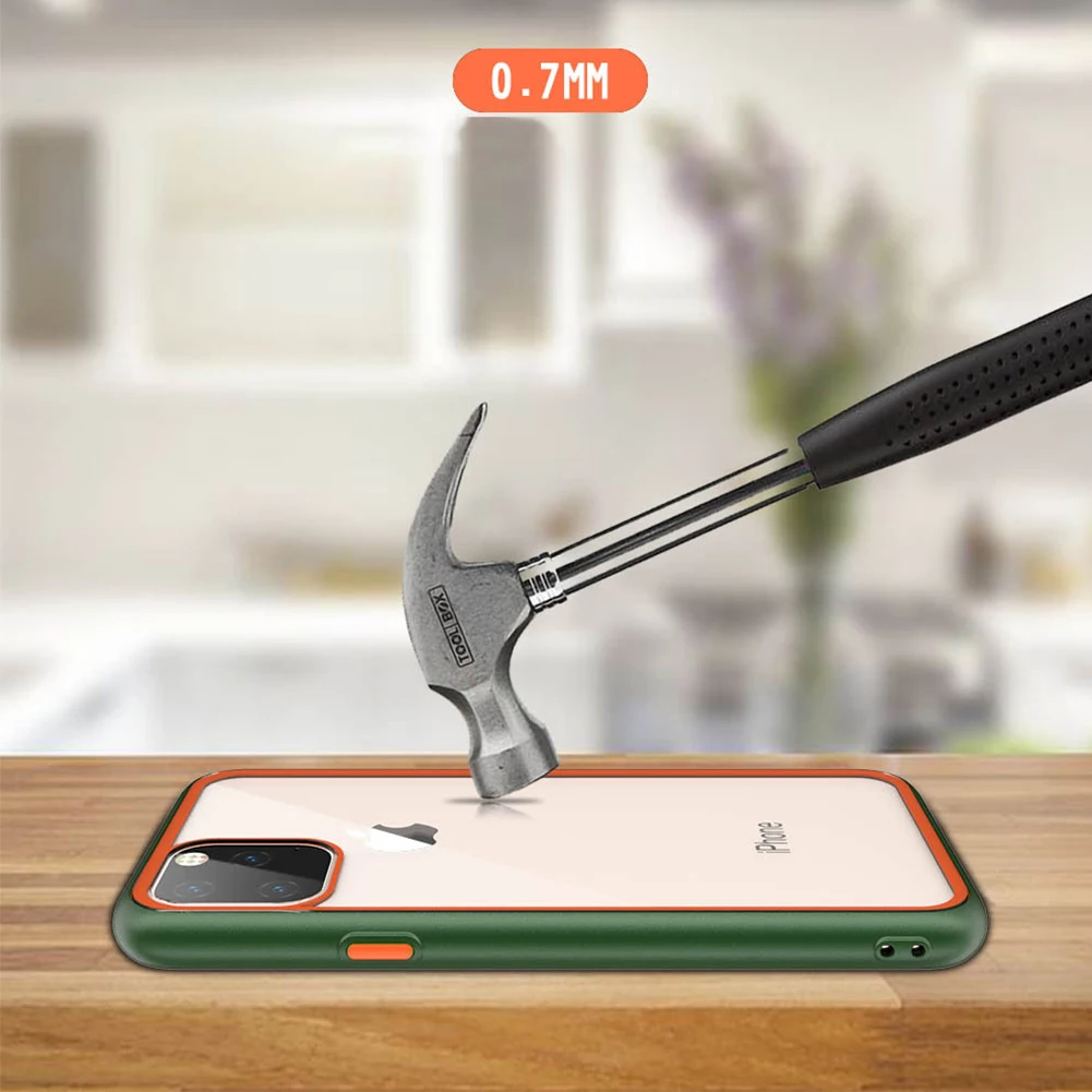 Прозрачный мягкий чехол из ТПУ для iPhone 11 Pro Max XS MAX XR X противоударный силиконовый 7 8