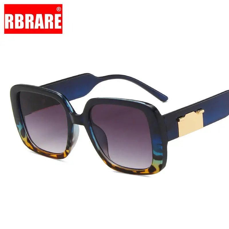

RBRARE Oversized Sunglasses Women Square Sun Glasses Women Retro Glasses Brand Designer Women Sunglasses Classic Gafas De Mujer