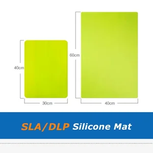 1pc 3040cm 1pc 4060cm silicone slap mat clean up resin silicon pad for dlp sla 3d printer parts free global shipping