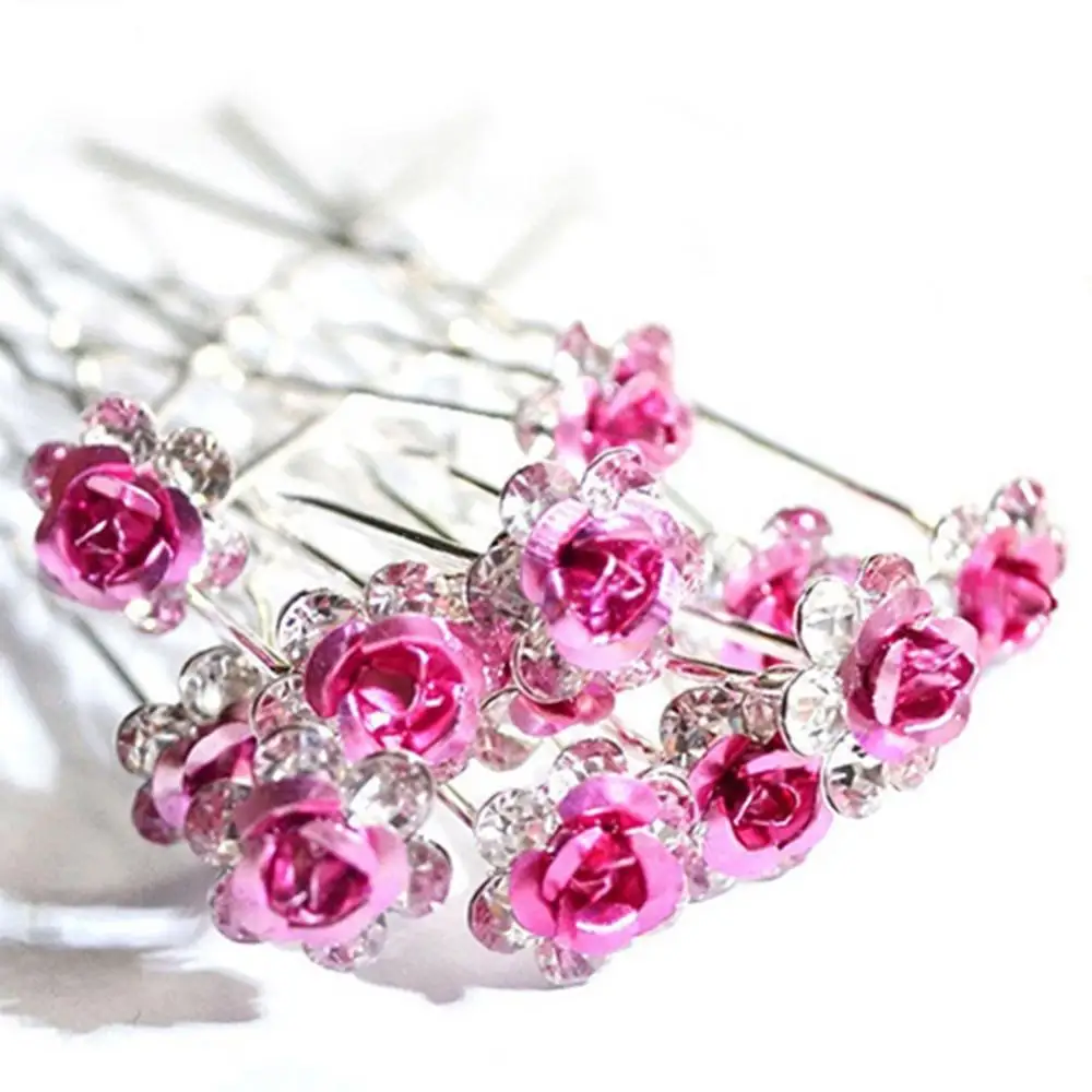 80% горячая Распродажа 5 шт. Chic Обручение Свадебные блестящие стразы Заколки для