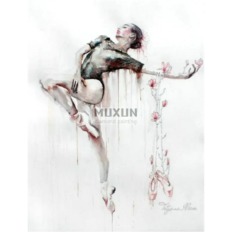 5D Diy алмазная живопись вышивка крестиком балерина полная Алмазная квадратные