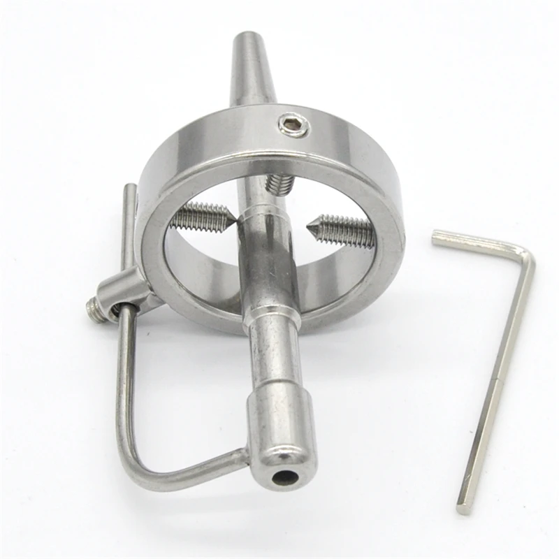 Stainless Steel Catheters Sounds Urethral Sound With 4 Teeth Penis Ring Chastity Medical Catheter BDSM Sex Toys For Men | Красота и