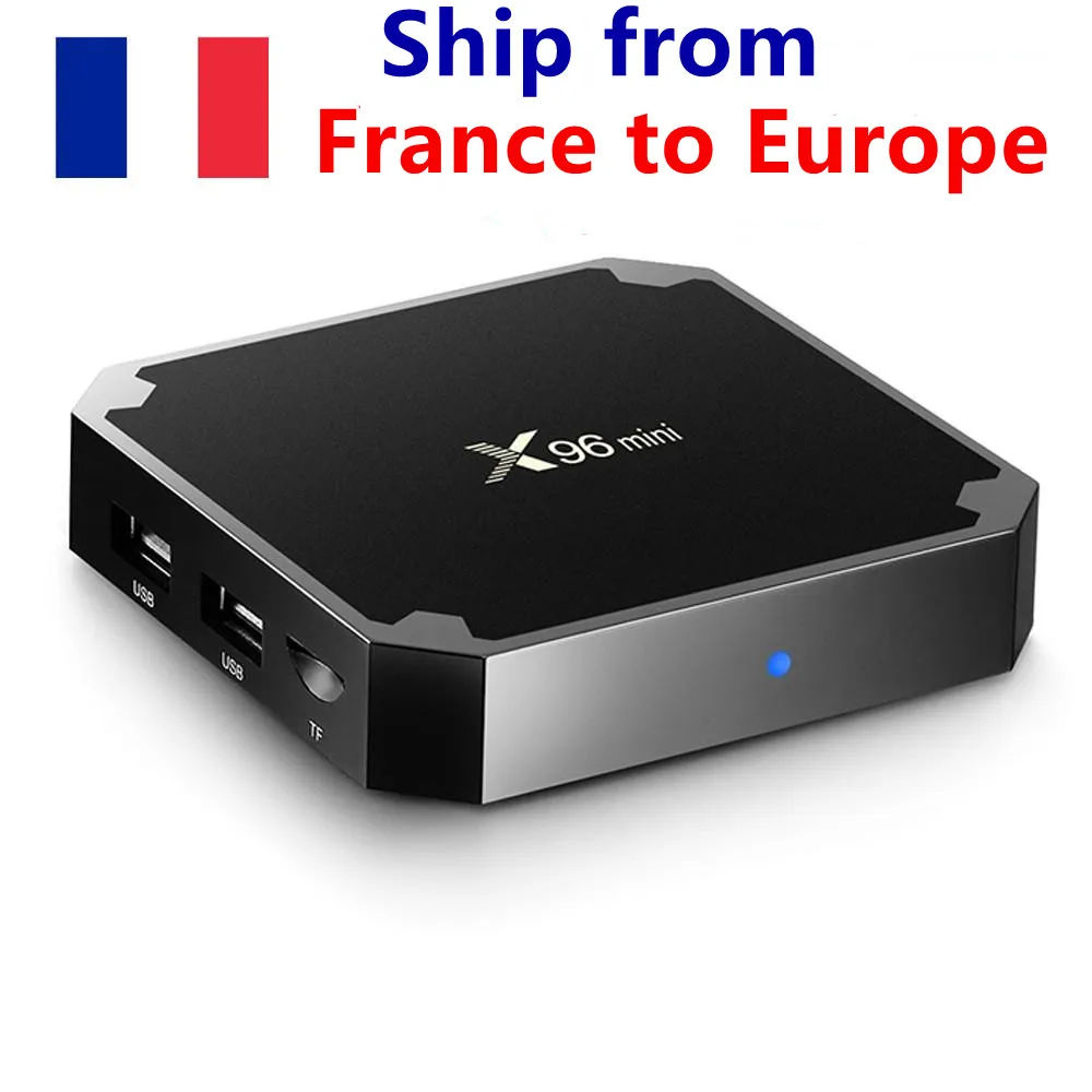 Французская версия 5 шт. X96 MINI Android 7.1.2 TV Box 1 ГБ 8 и 2 16 Amlogic S905W Smart BOX Mini | Электроника