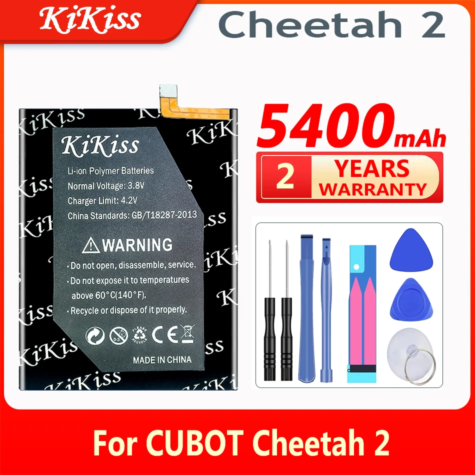 

KiKiss 5400mAh Cheetah2 Replacement Battery For CUBOT Cheetah 2 Cheetah