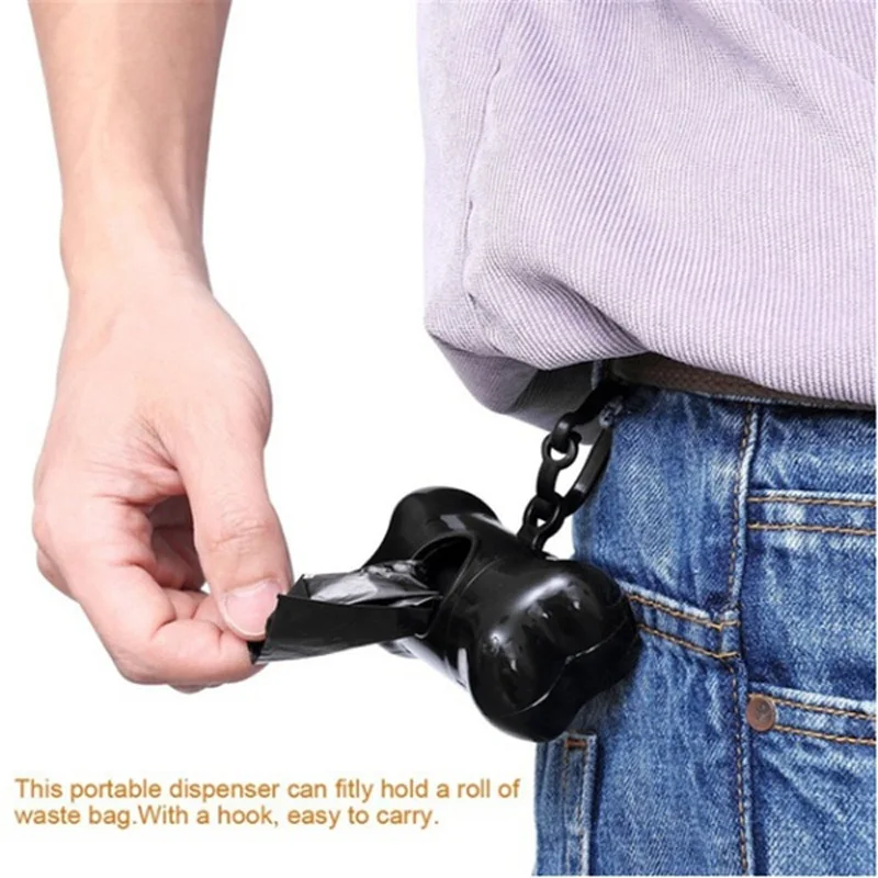 Bolsa de basura para perro, dispensador de rollos de recarga para limpieza de mascotas, soporte para residuos, accesorios para mascotas, 50rolos750uds-4