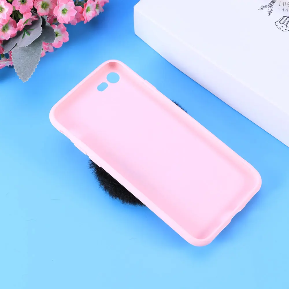 

Creative Phone Case Teenage Style Microfiber Lovely Heart Plush Phone Cover for iPhone 8 )