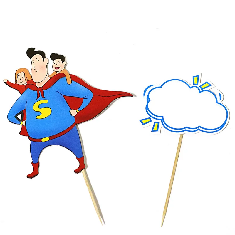 

1 set 2020 Card Character shape Father Day Cake Topper Mother's Day Birthday cake gift decoration thanksgiving Baking decoration