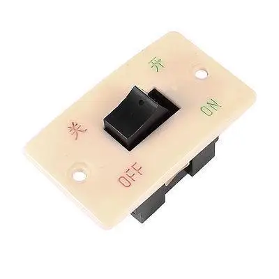 Пластиковая панель 6 Termitals DPST НЕТ вкл/выкл переключатель 10A 380 В переменного тока