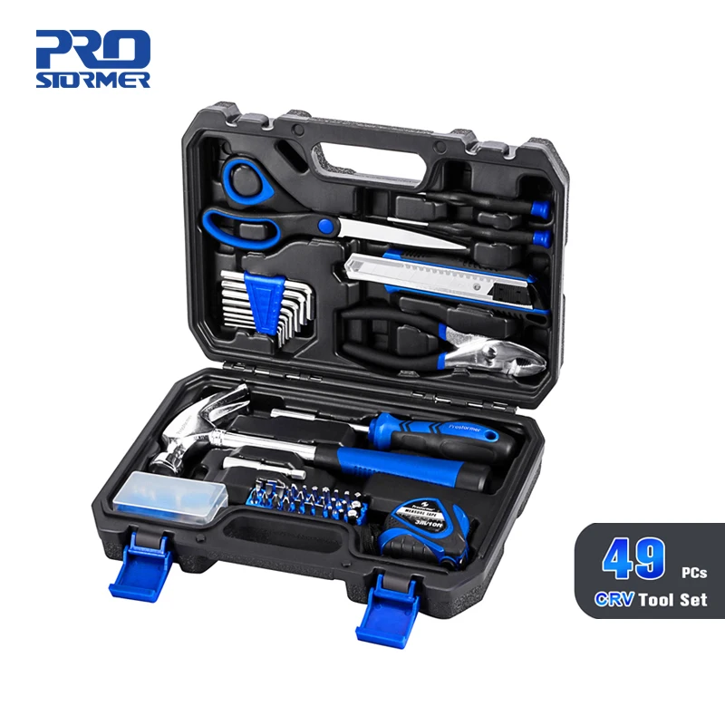 Набор ручных инструментов PROSTORMER для домашнего ремонта ручной инструмент 49 шт. с