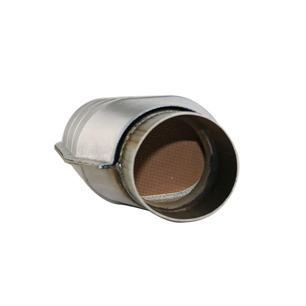 

Car Exhaust Ceramic Catalytic Converter in 400 Cell High Flow Muffler Ceramic Coated Catalyst Converter Euro 2 Free Ship