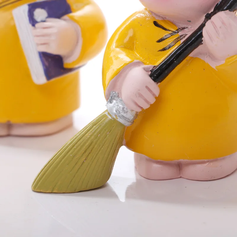 Домашние мягкие украшения для дома гостиной полка из смолы мини мультяшный