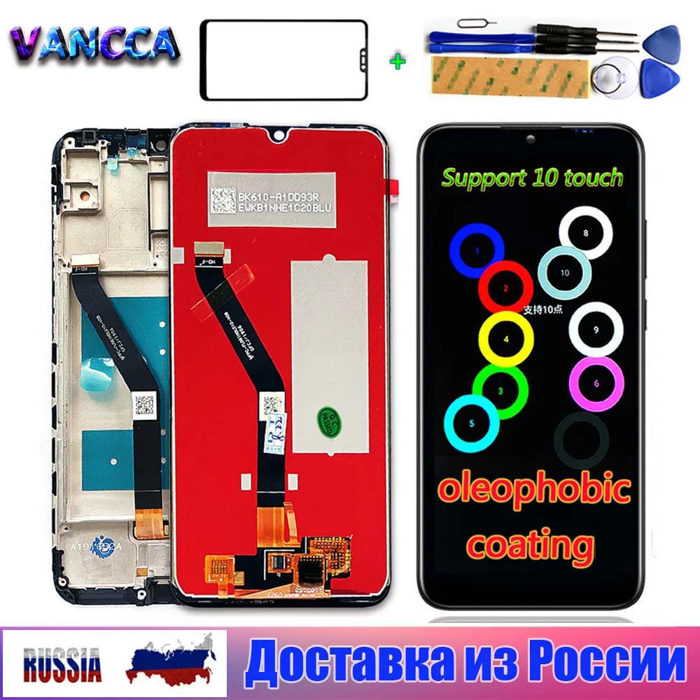 Оригинальный ЖК дисплей для Huawei Y6 2019 6 09 дюйма сенсорный экран дигитайзер в сборе +