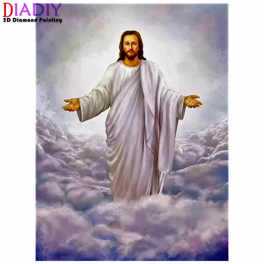 

5D DIY Diamond Painting New Arrivals Religion Diamond Embroidery Sale Jesus Rhinestones Full Mosaic Decortion