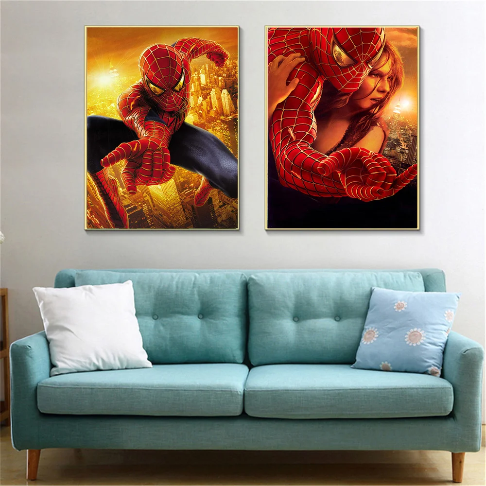 Алмазная картина супер герой Человек паук Холст Искусство вышивка крестиком