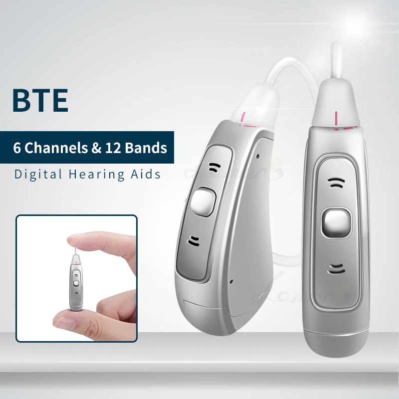 

Hearing Aids For Elderly Deafness Ear Mounted Wireless audifonos sordera Micro Sound Amplifier Digital High Quality Ear Care Aid