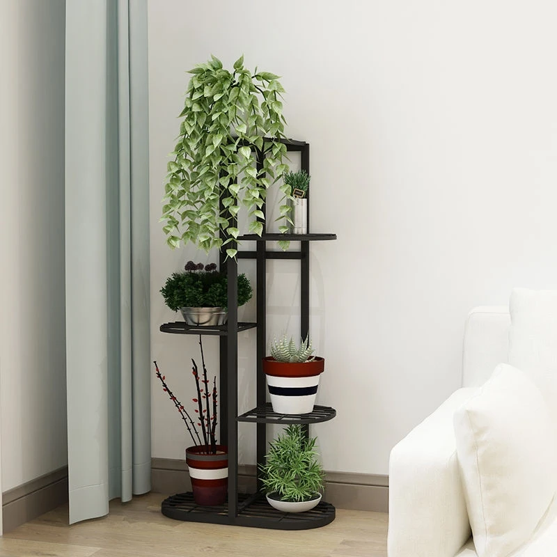 Кованая Железная интерьерная полка для гостиной Современное украшение