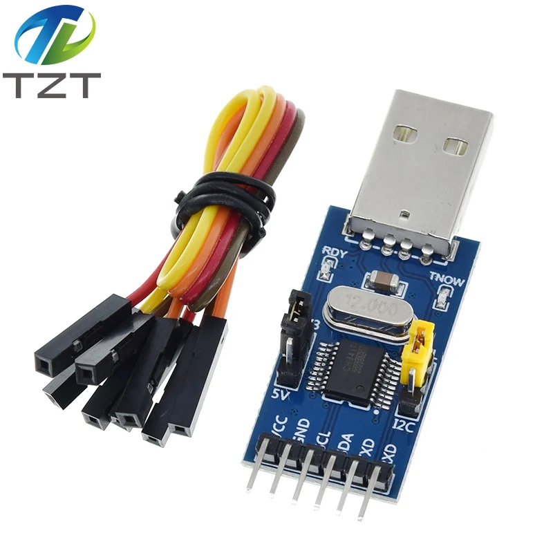 2-в-1 модуль CH341T 3 В 5 в USB для I2C IIC UART TTL одночипового последовательного порта