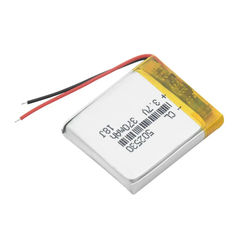

3/4/8Pcs 3.7V 502530 Lithium Polymer Li-Po 370mAh Rechargeable Battery For DIY Mp3 MP4 MP5 GPS bluetooth headset