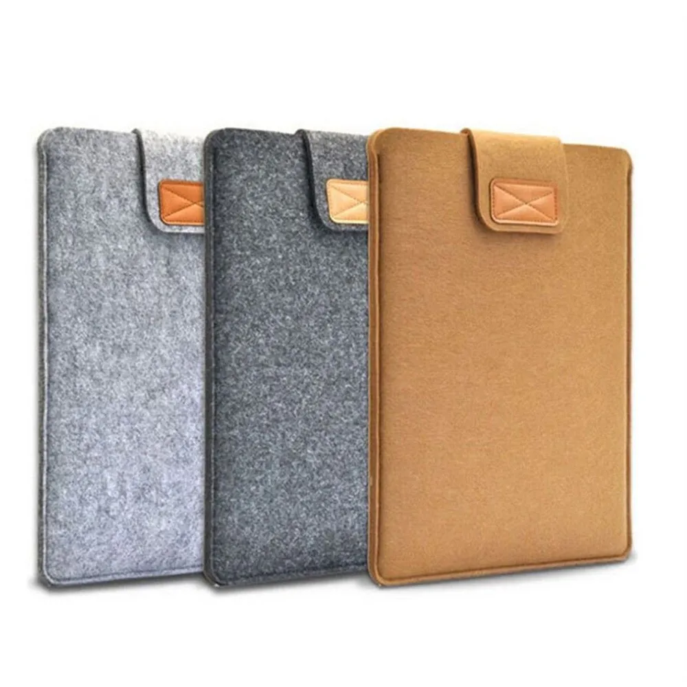 

Wool felt Soft Sleeve Bag Case 8 10.1 Inch Protective Sleeve Notebook Case for ipad 2 3 4 Mini Cover for Samsung Huawei Lenovo