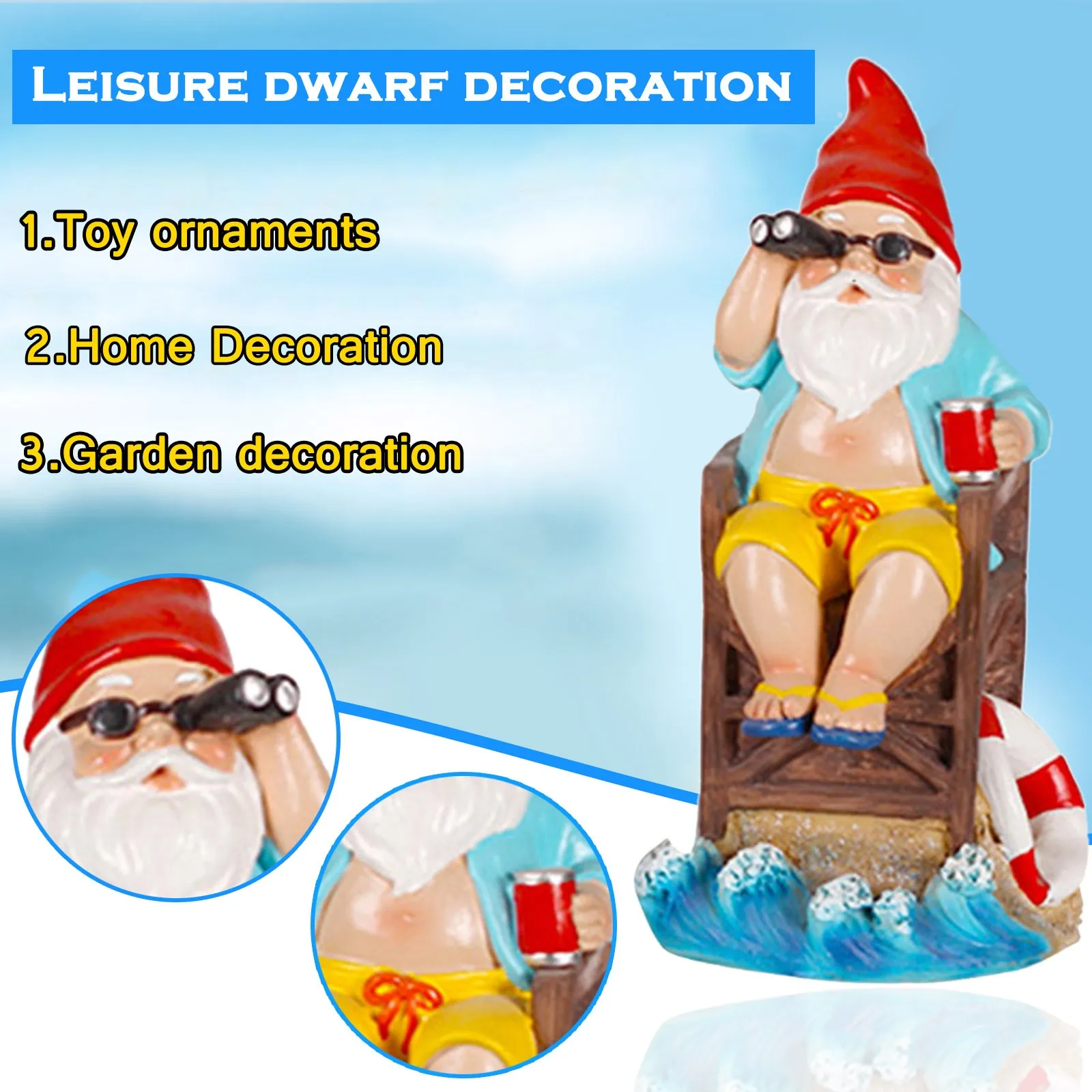 

2021 Resin Handicraft Cartoon Character Toy Garden Decoration Ornament Gift Stuffed Toy Dolls For Kids Children Boys Birth Gift