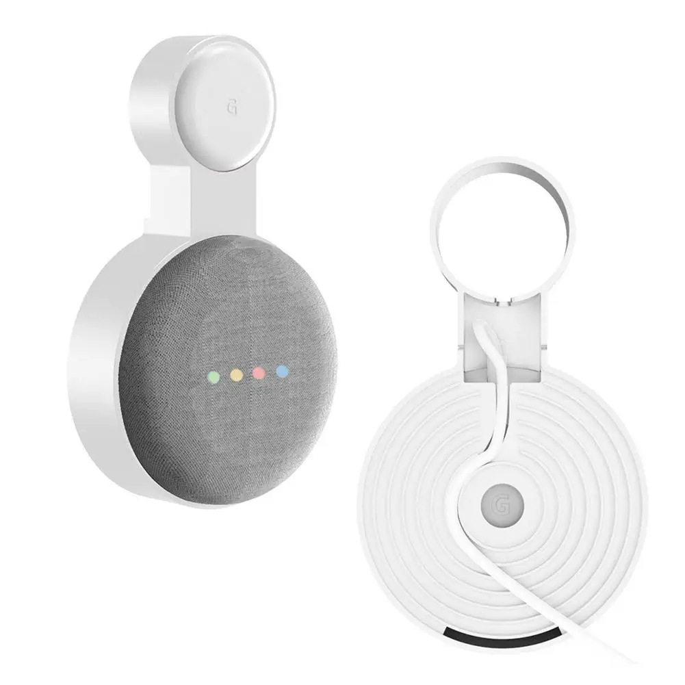 

Outlet Wall Mount Holder For Google Home Mini (1st Gen) Google Nest Mini (1 Gen) Cord Management For Google Mini Smart Speaker