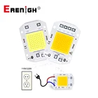 Реальная мощность 20 Вт 30 Вт 50 Вт светодиодный чип COB 220 В 110 В не нужен драйвер для заливающего светильник, Точечный светильник, прямоугольная матрица, DIY светильник ing