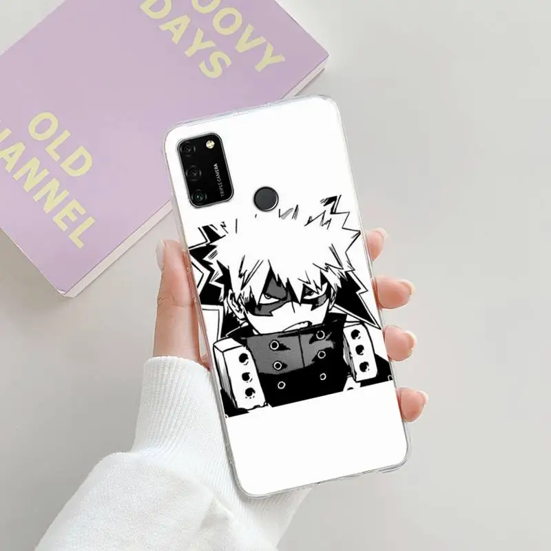 

Anime Deku Bakugou Boku No Hero Academia Phone Case For Samsung S7Edge S8 S9 S10 E Plus S20Fe lite Transparent Nax Fundas Cover
