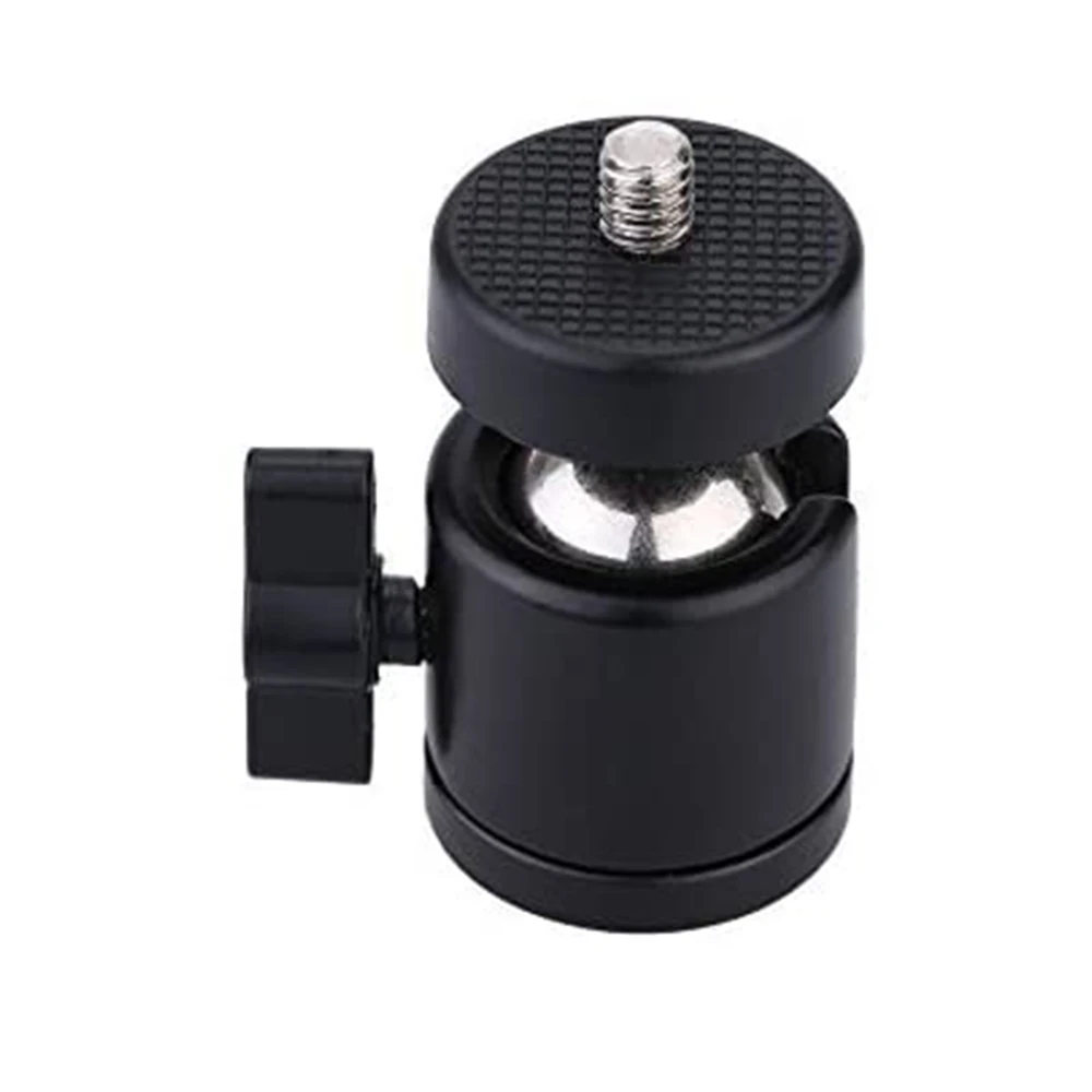 

Spherical 1/4-3/8 Teeth Small Ball Head for Q29 Mount Stand Three-hole Gimbal DSLR Camera Accessories Mini Tripod Spare Parts