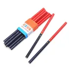 10набор двухцветных синих и красных круглых столярных карандашей для офисных чертежей, маркеров, инженерных деревянных ручек