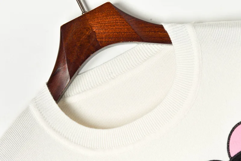 Подиумный свитер в уличном стиле с изображением мультяшного подсолнуха женские