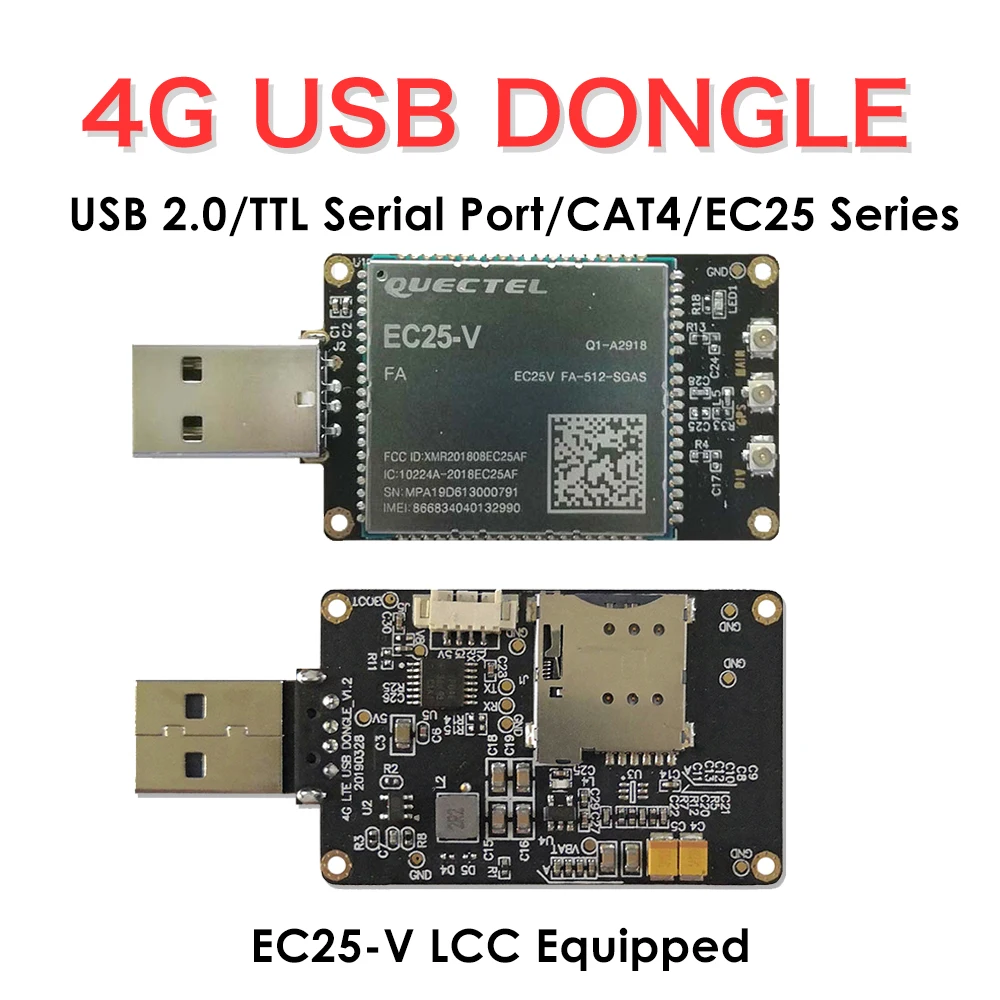 USB-ключ 4G LTE с разъемом для SIM-карты EC25-V/GPS FDD B4/B13 оператор Verizon | Компьютеры и офис