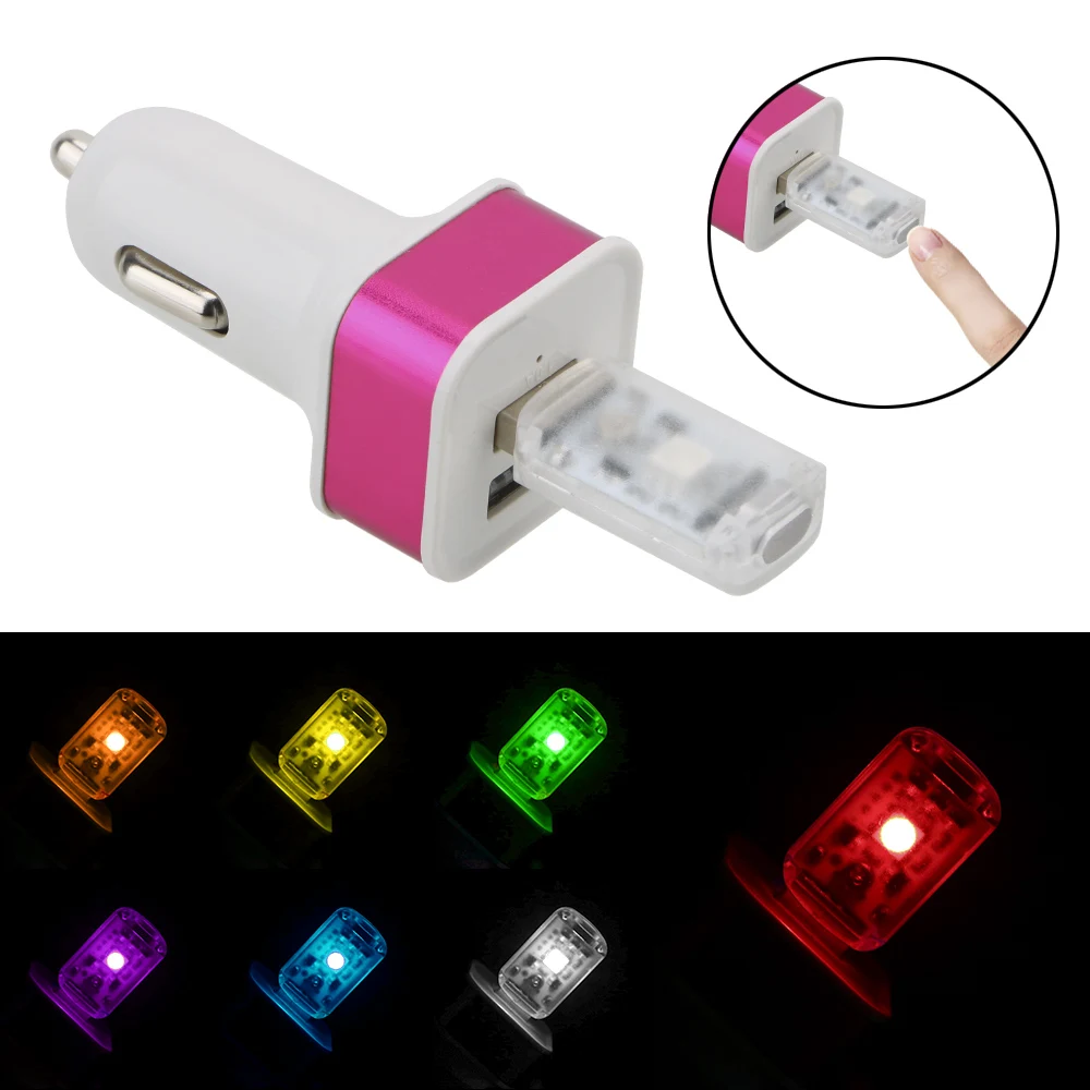 Миниатюрный Автомобильный светодиодный атмосферный RGB-светильник декоративная